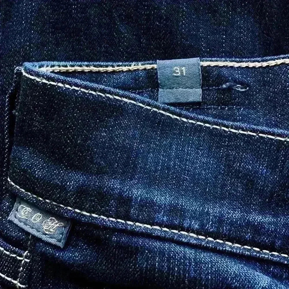 Citizens Of Humanity Ava Low Rise Straight Leg Dark Wash Jeans Size 31 - Picture 8 of 8